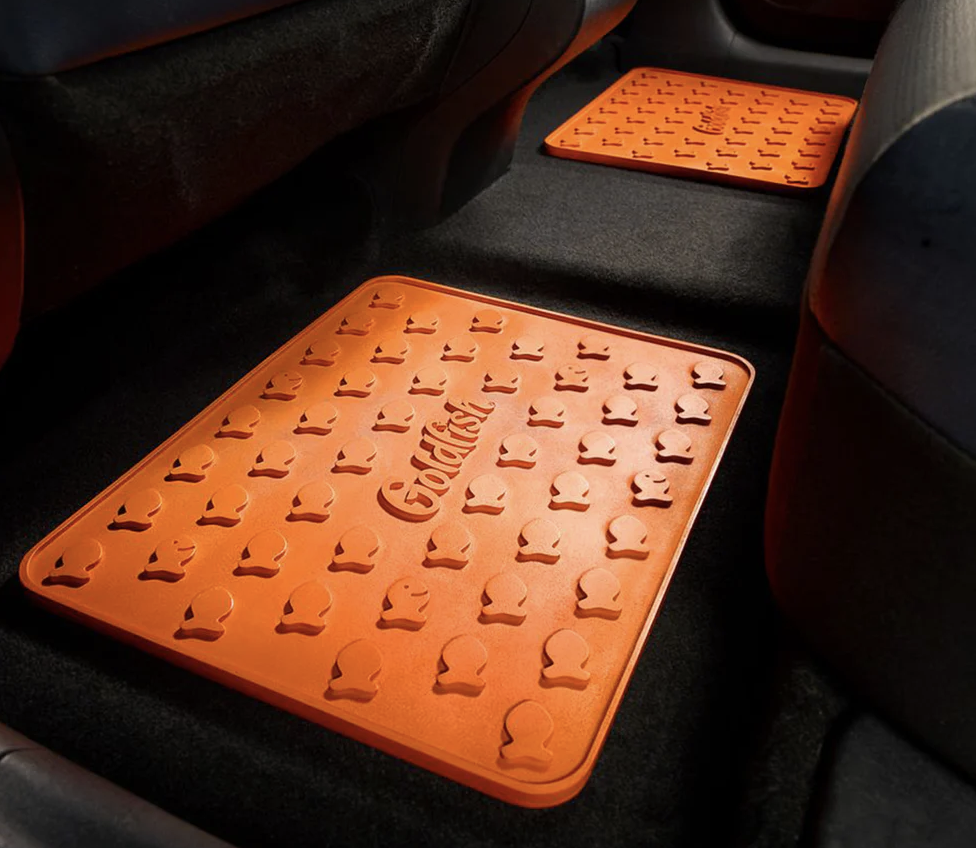 Goldfish’s Crumb-Hiding Car Mats Sold Out Fast But They’re Back for a Limited Time